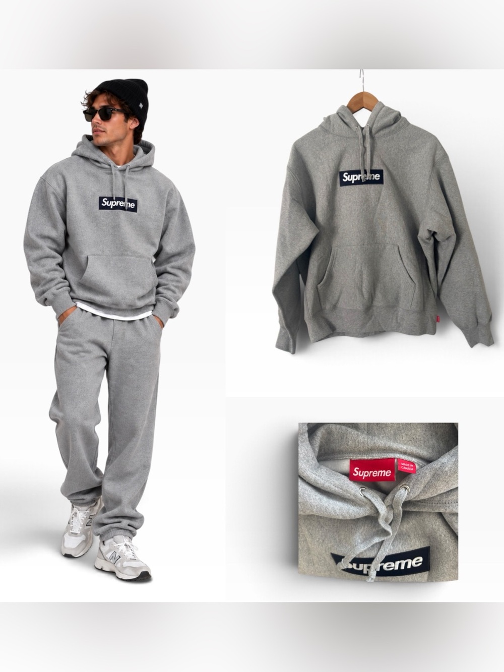 Supreme Box Logo Hooded Sweatshirt - Size Small